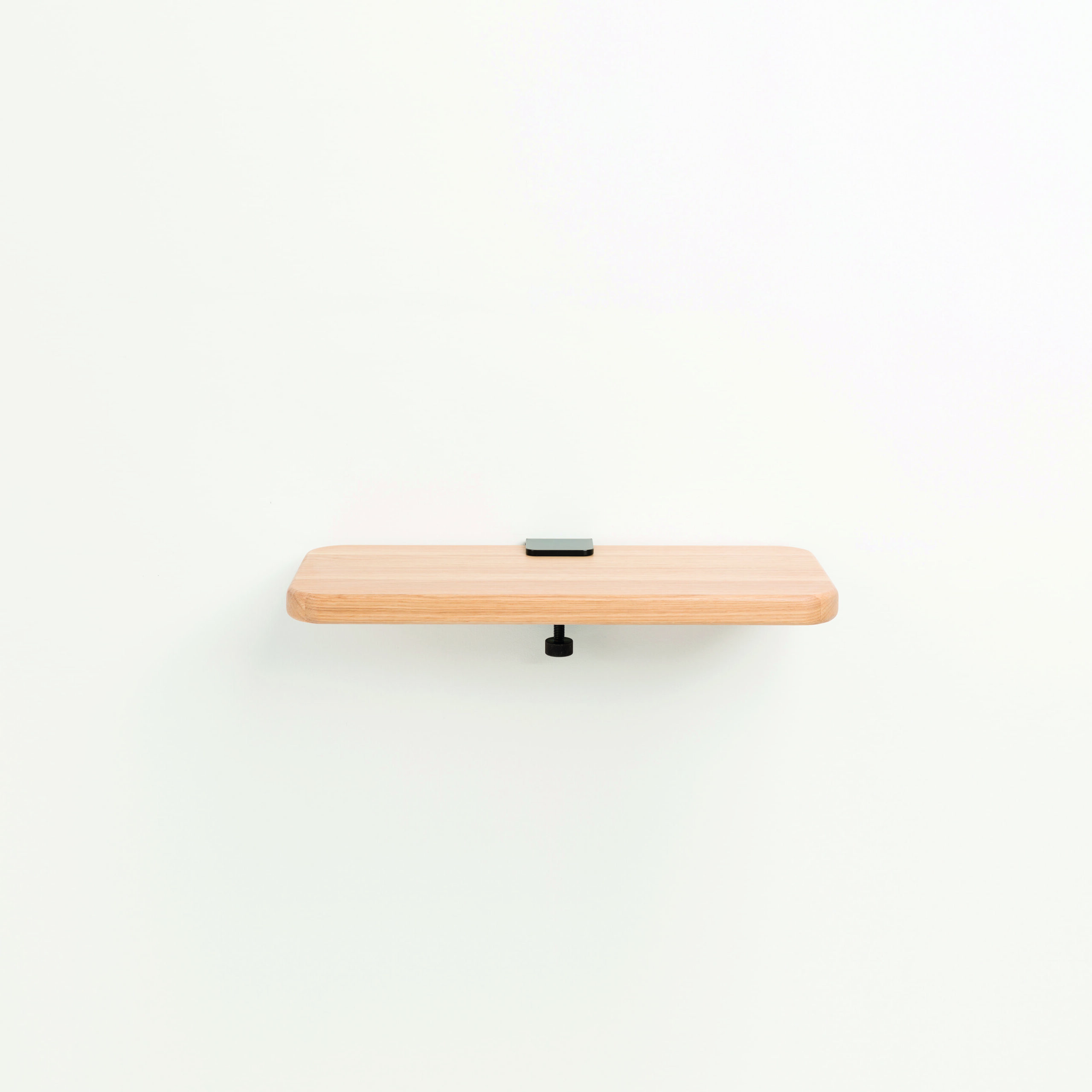 BRACKET wall shelf - solid oak - 45x20cm