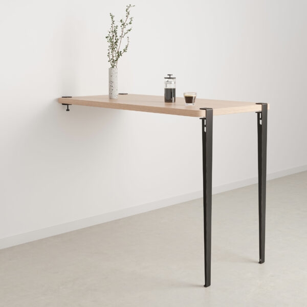 Wall-mounted bar table - height 110cm — TIPTOE - Sustainable design