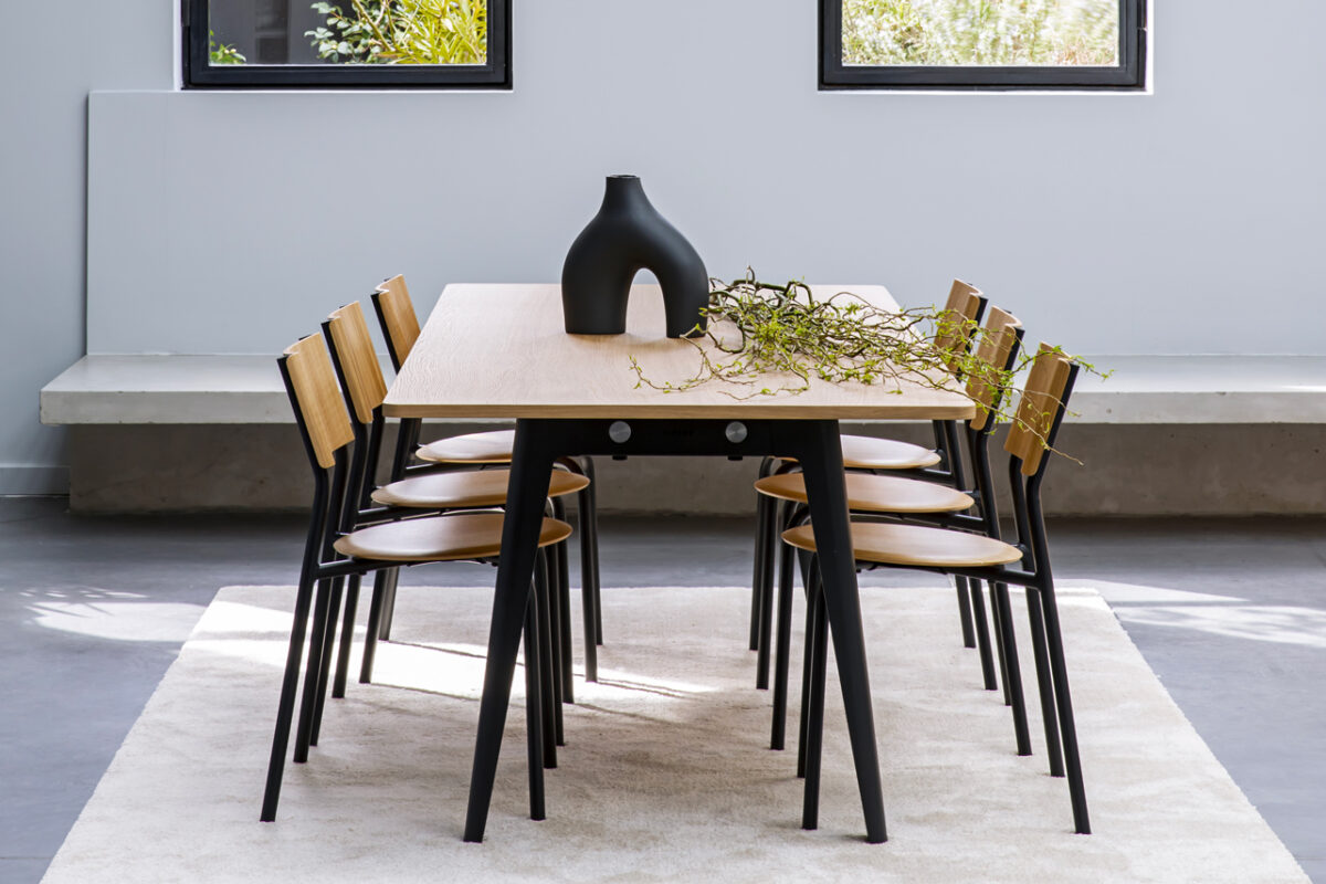 NEW MODERN dining table - eco-certified wood