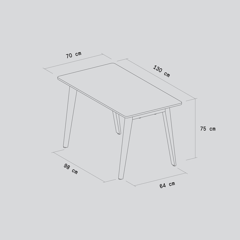 NEW MODERN desk – eco–certified wood