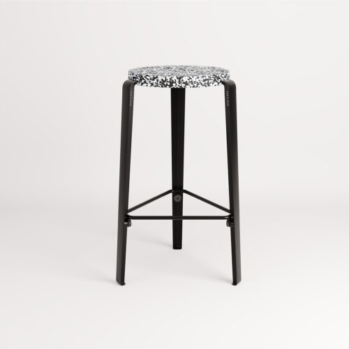 Counter stool - Macchiato recycled plastic - 66cm