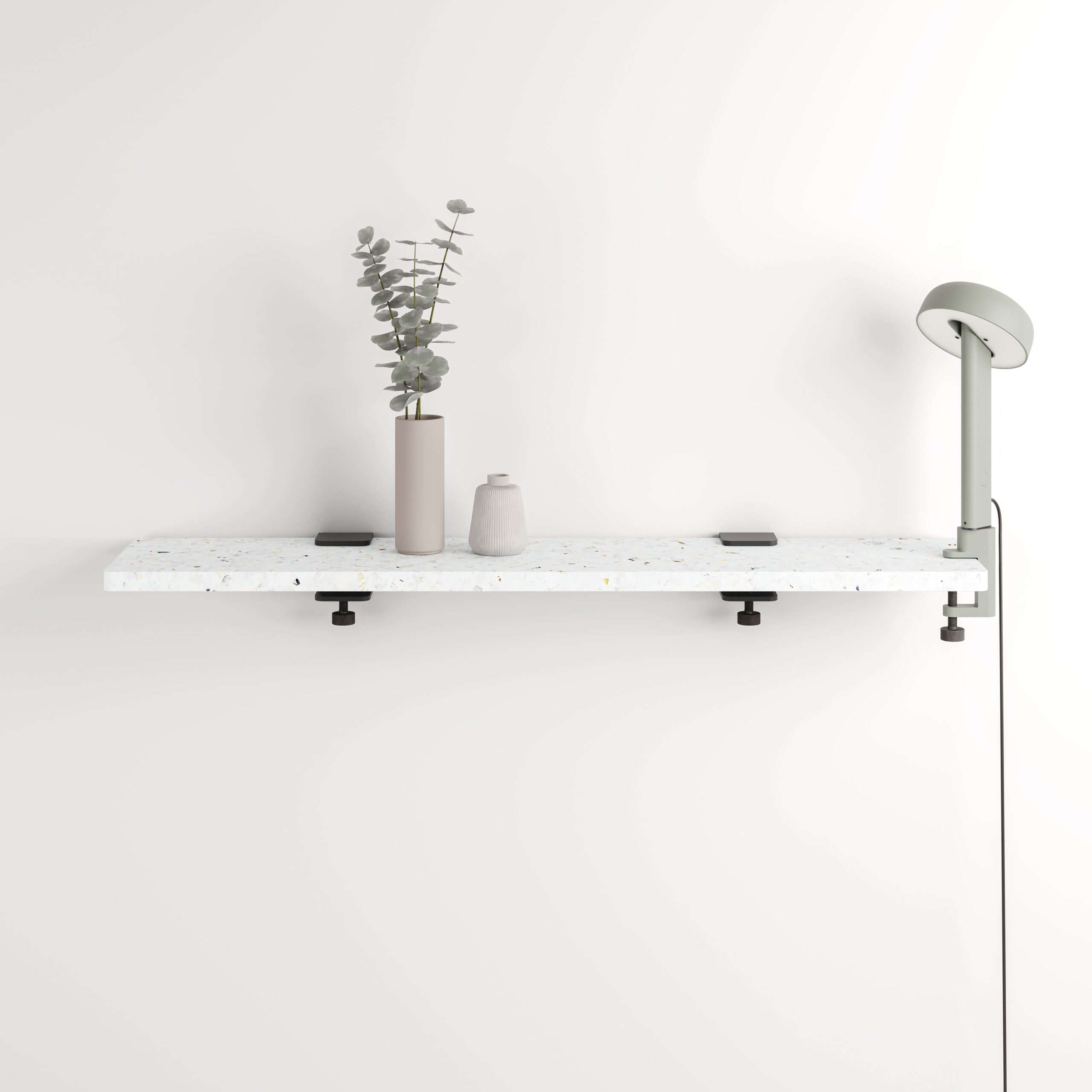 BRACKET wall shelf - Venezia recycled plastic - 60 to 150cm