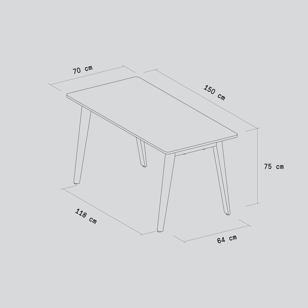 NEW MODERN desk – recycled plastic