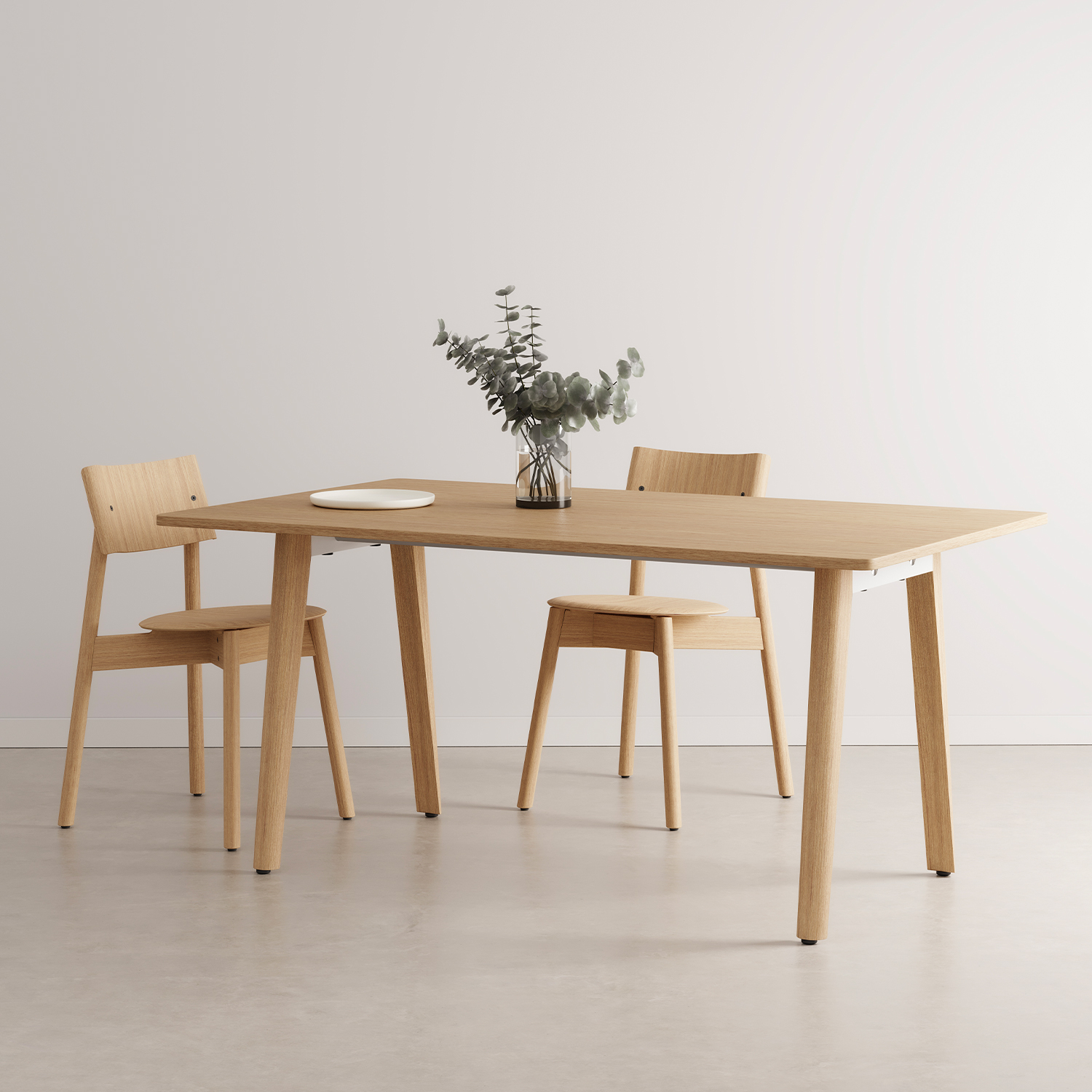 NEW MODERN rectangular dining table full wood