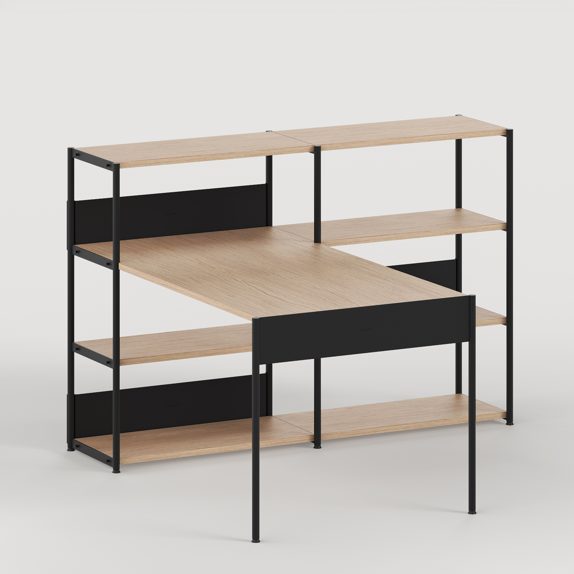 UNIT desk - H110 to 180 x W164cm - eco-certified wood