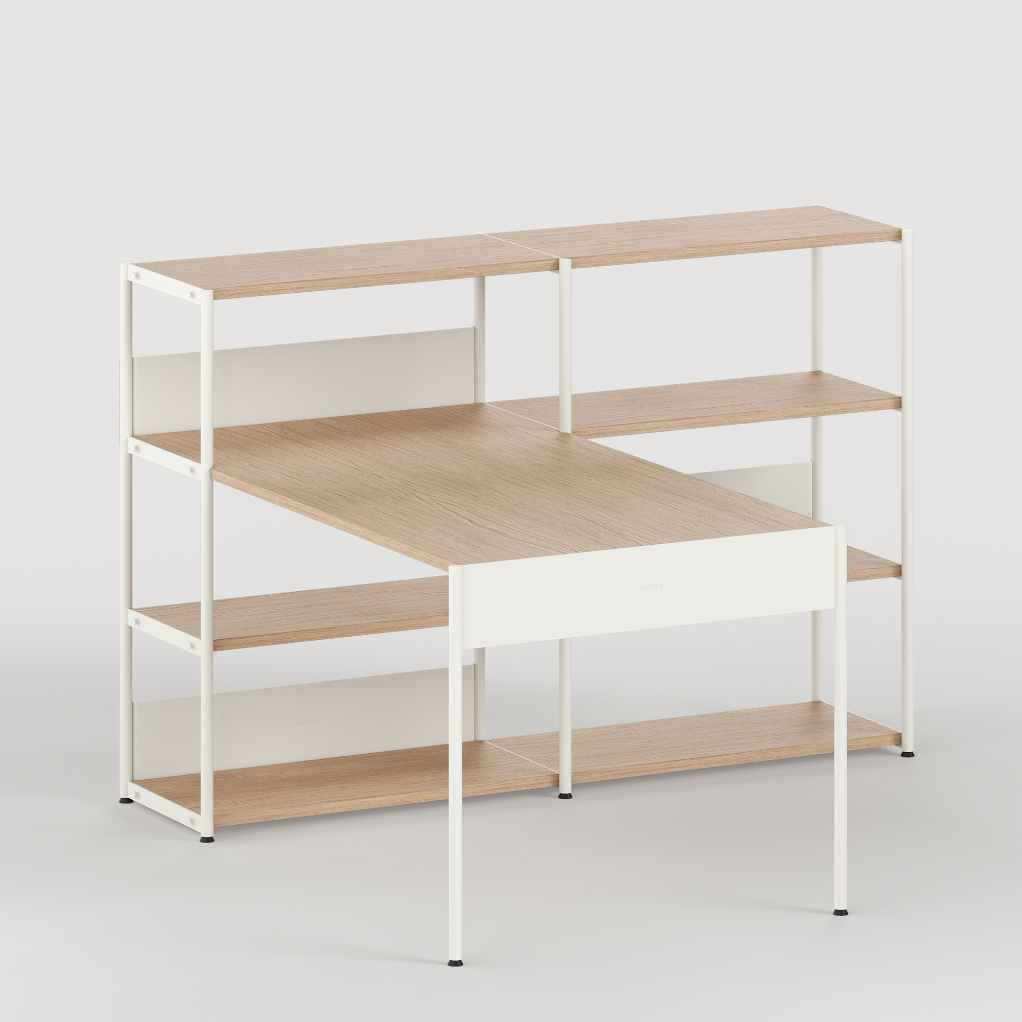 UNIT desk - H110 to 180 x W164cm - eco-certified wood