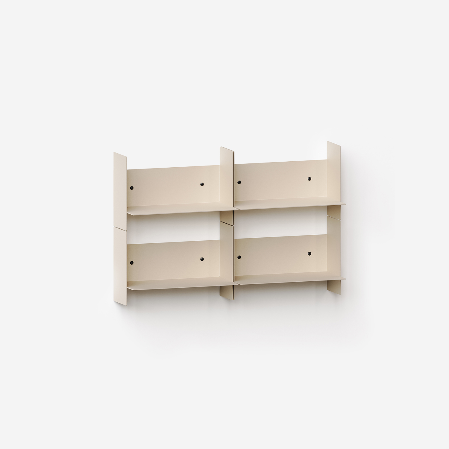 PLI steel wall bookcase - 30 to 60cm