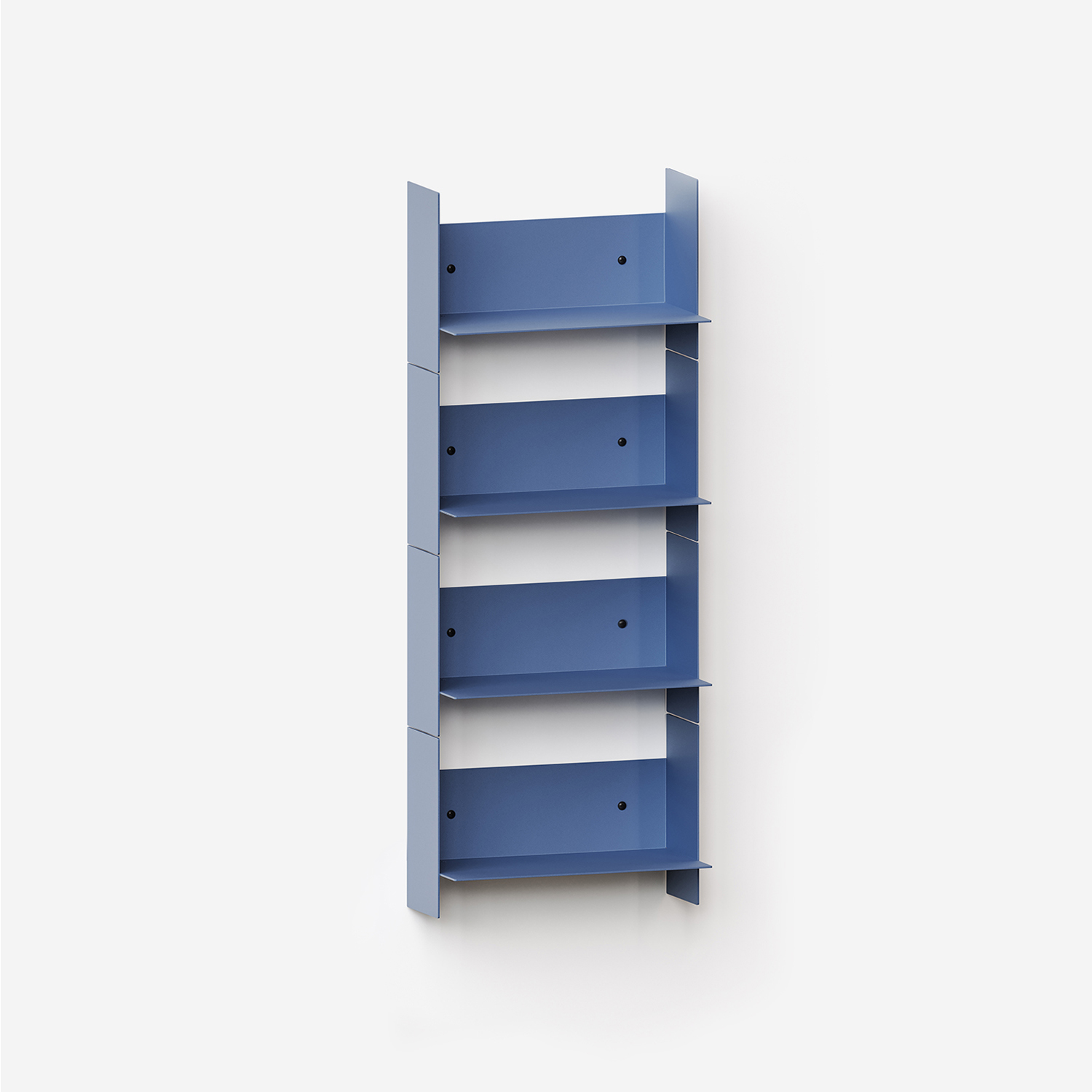 PLI steel wall bookcase - 30 to 60cm