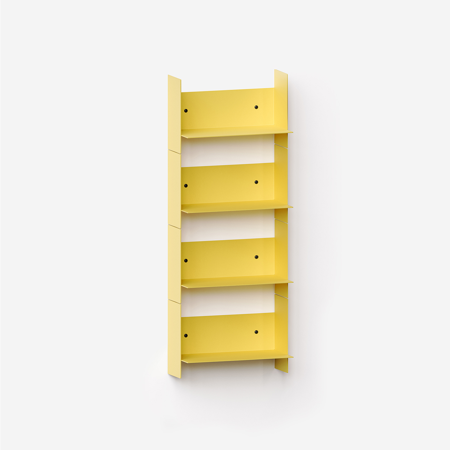 PLI steel wall bookcase - 30 to 60cm