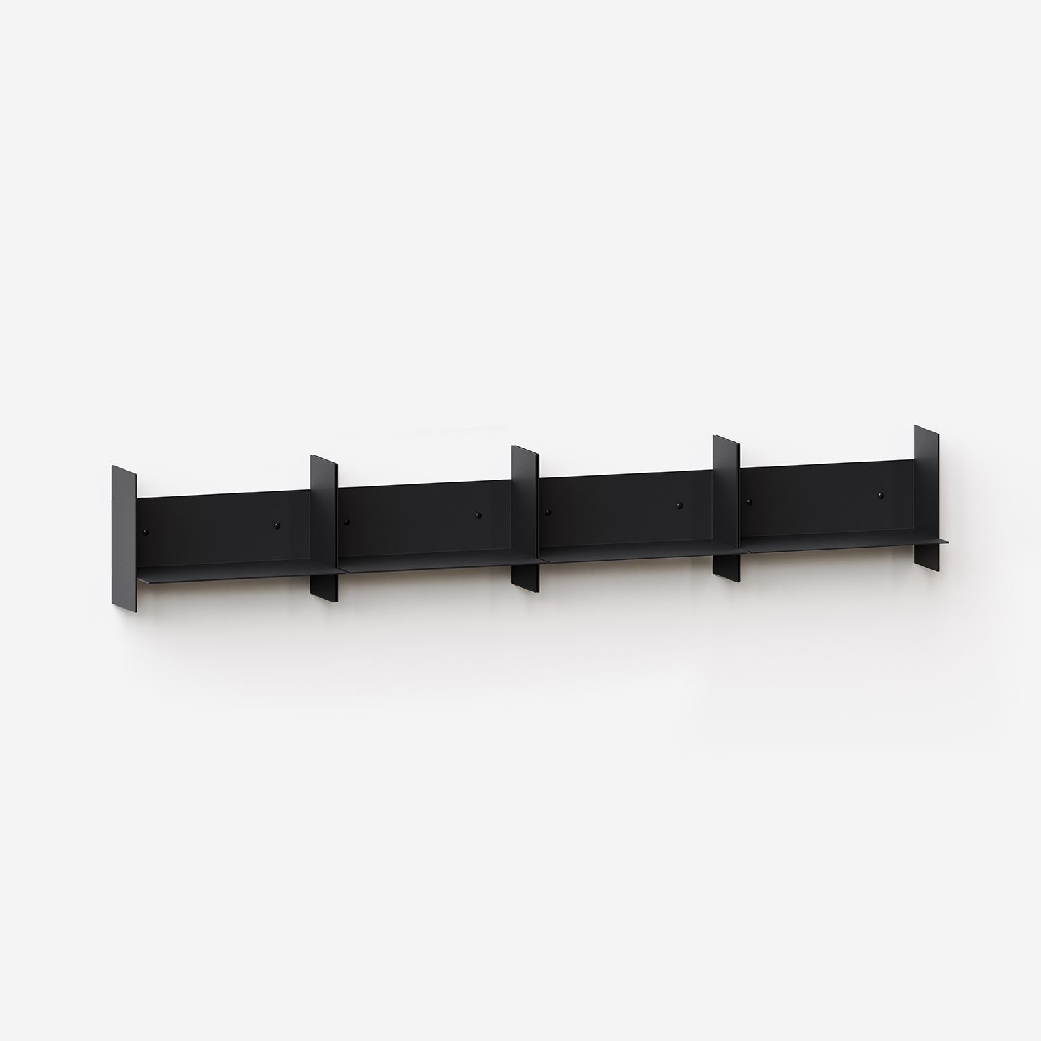 PLI steel wall bookcase - 30 to 60cm