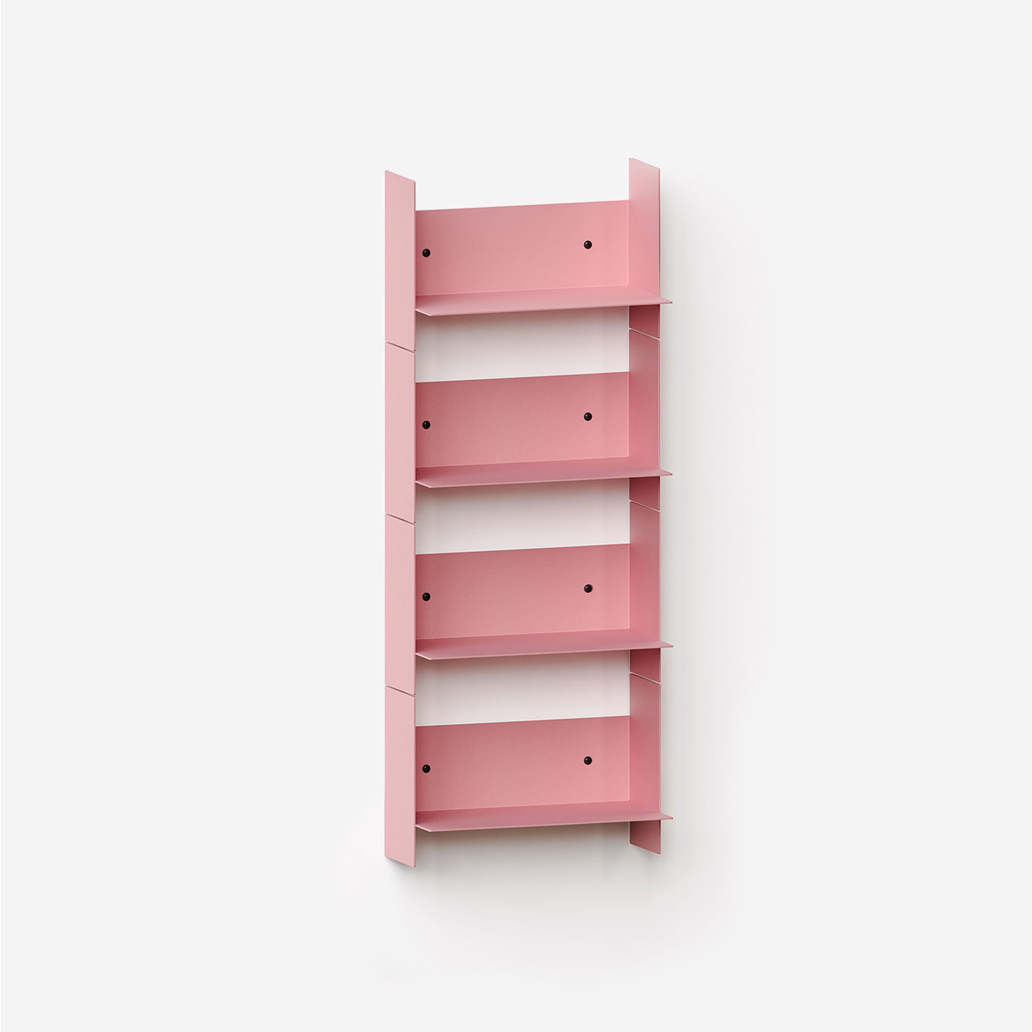 PLI steel wall bookcase - 30 to 60cm