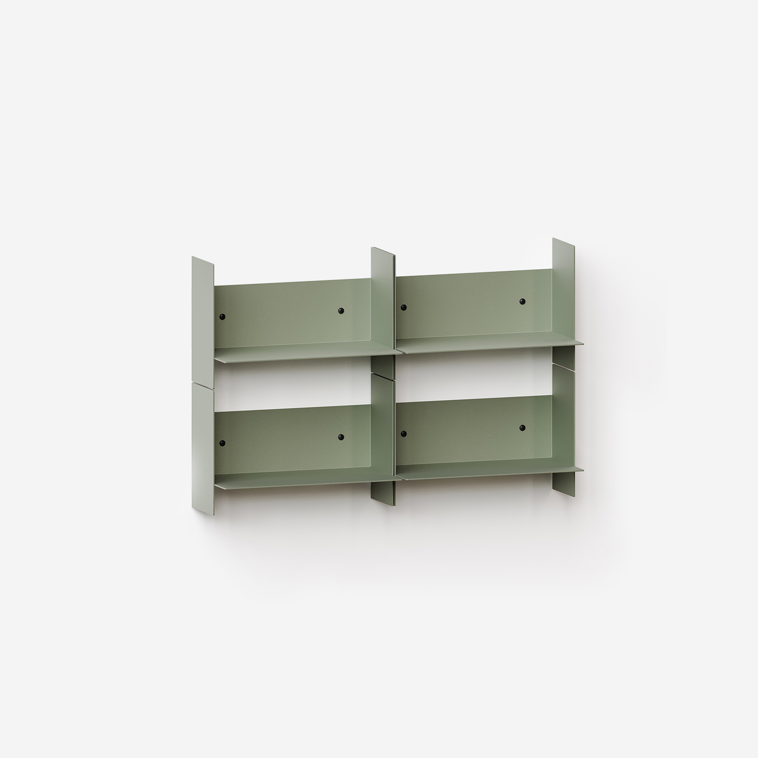 PLI steel wall bookcase - 30 to 60cm