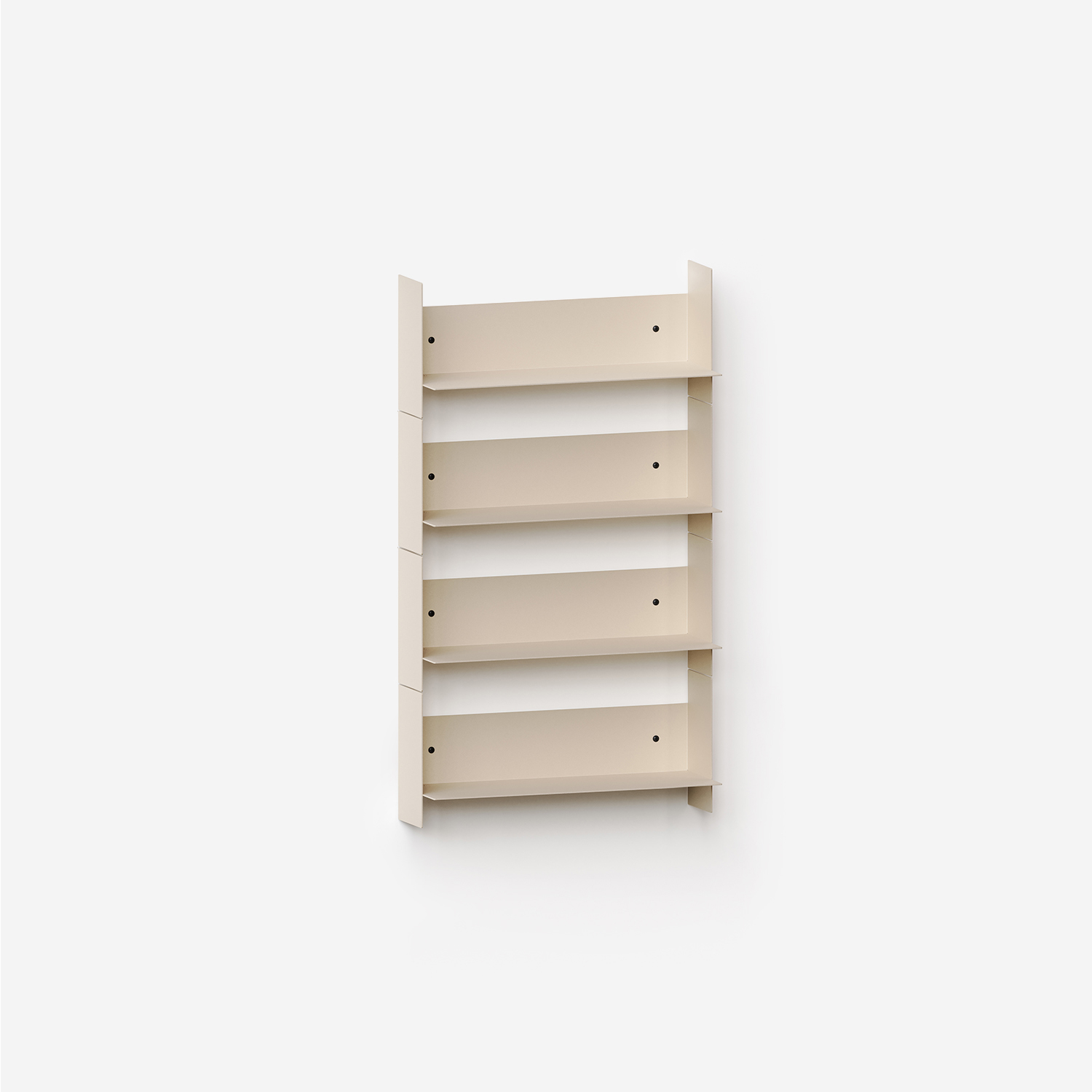 PLI steel wall bookcase - 30 to 60cm