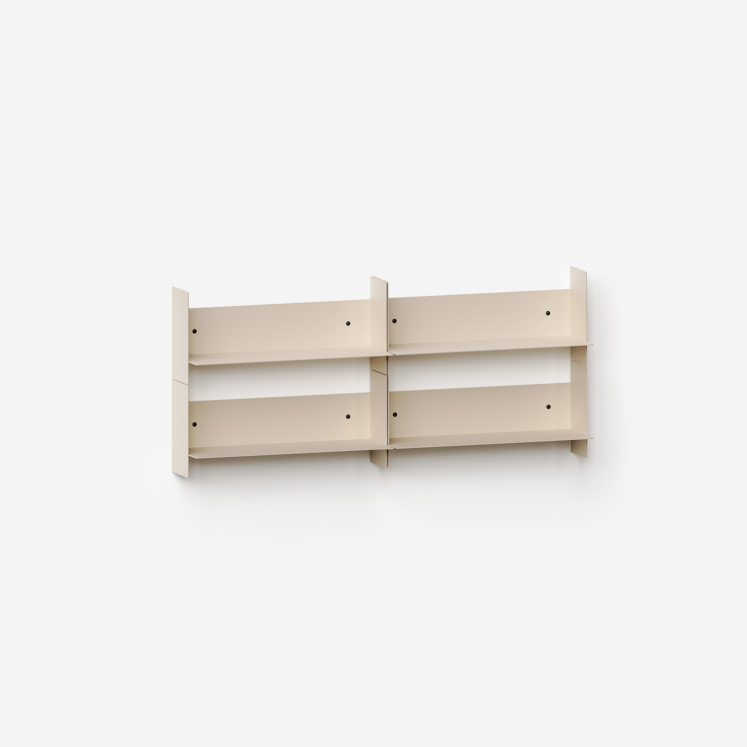 PLI steel wall bookcase - 30 to 60cm