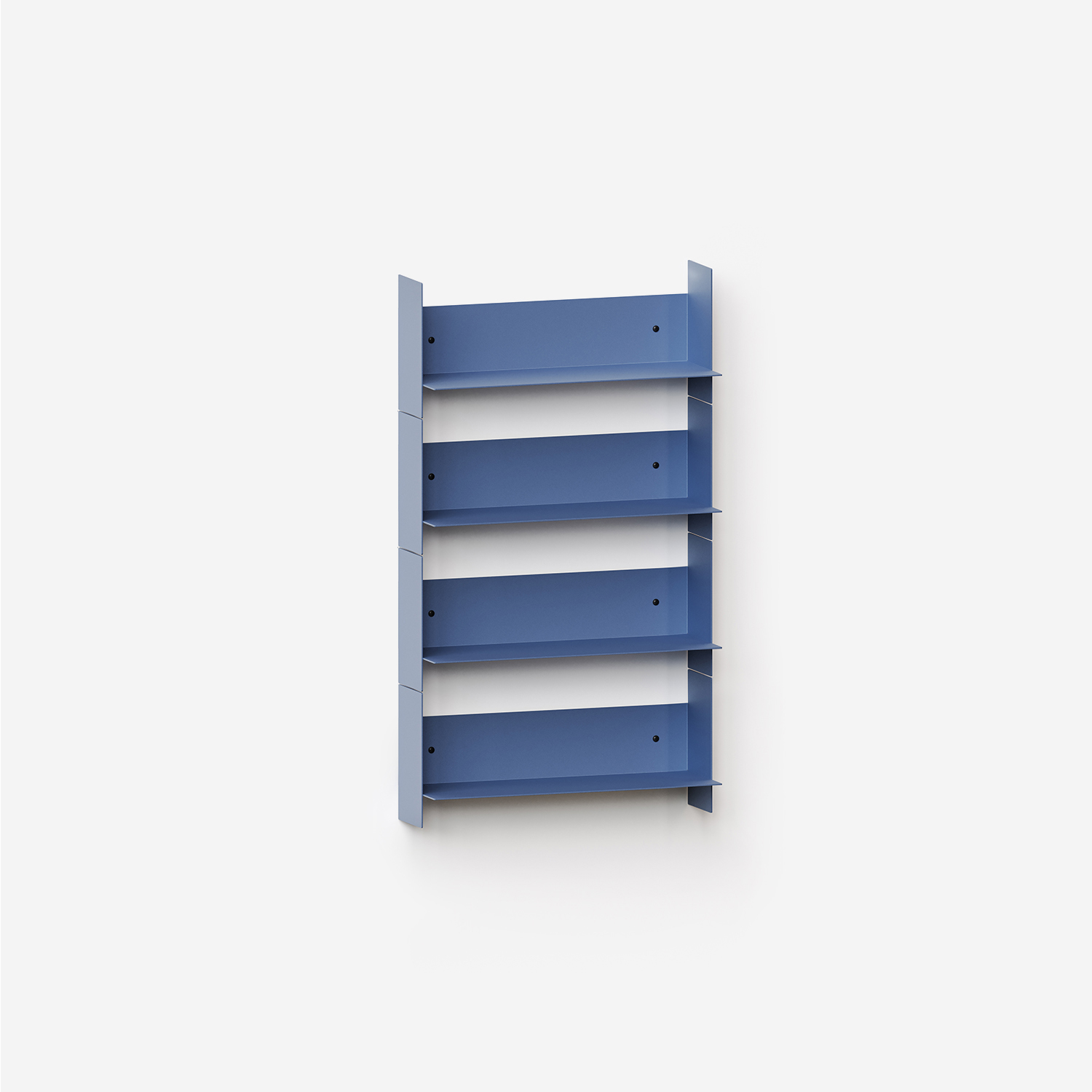 PLI steel wall bookcase - 30 to 60cm