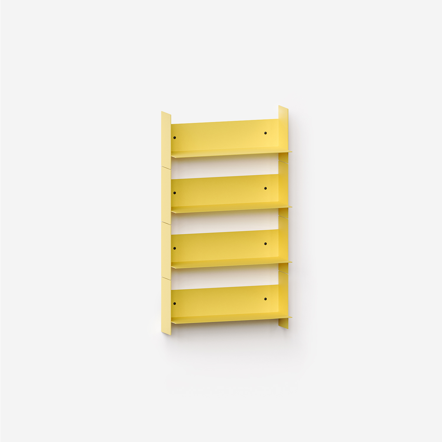 PLI steel wall bookcase - 30 to 60cm