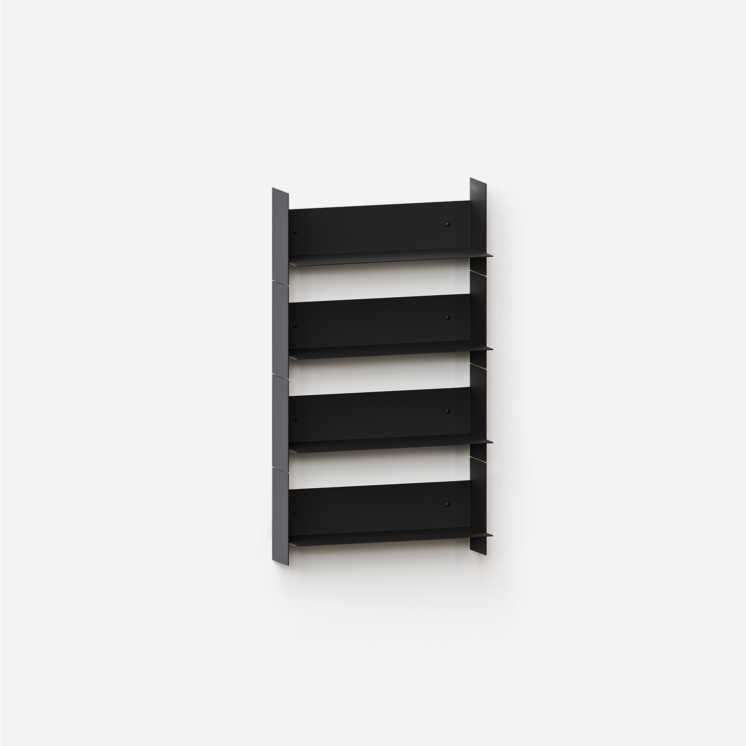 PLI steel wall bookcase - 30 to 60cm