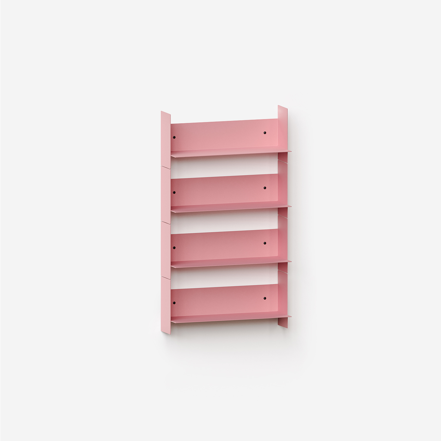 PLI steel wall bookcase - 30 to 60cm