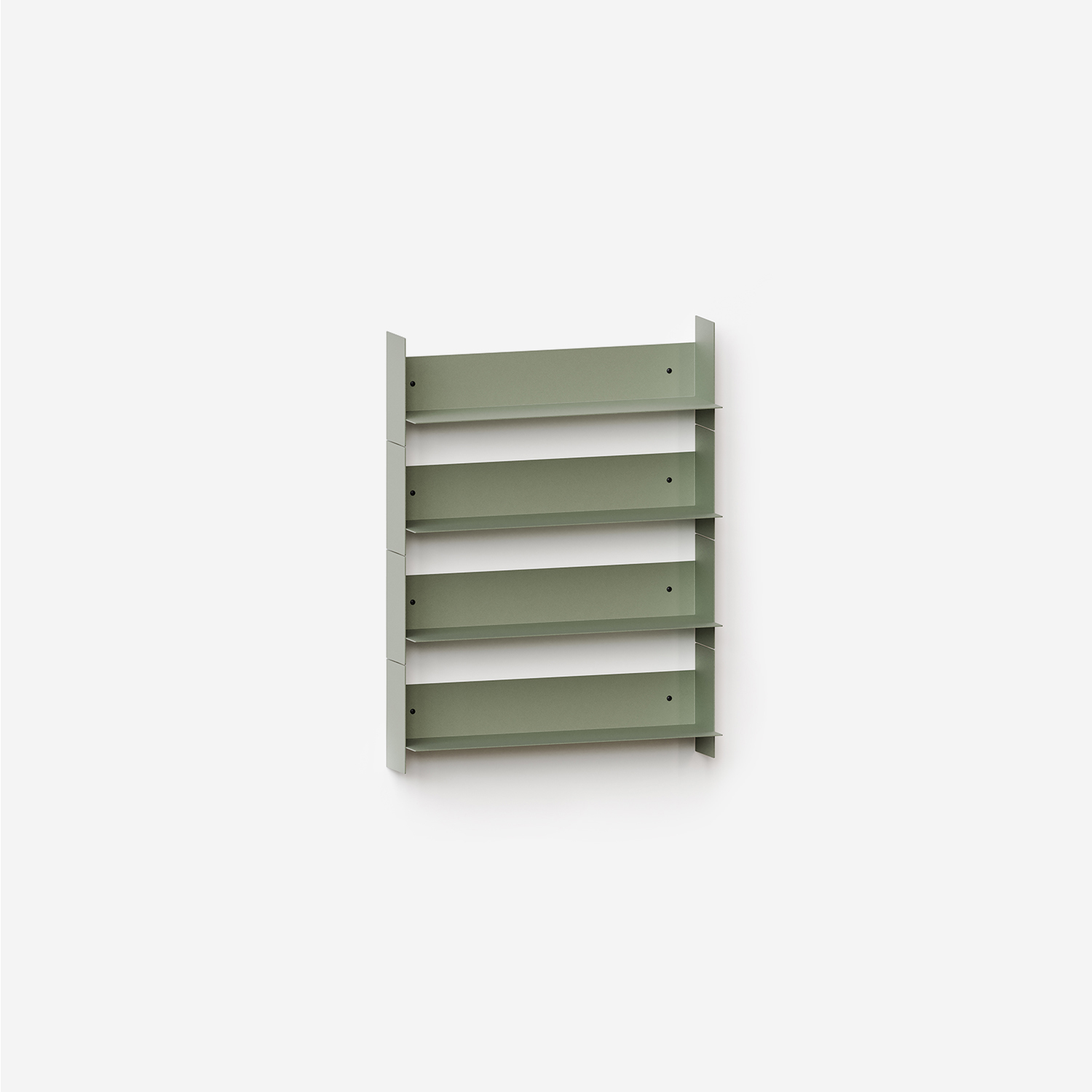 PLI steel wall bookcase - 30 to 60cm