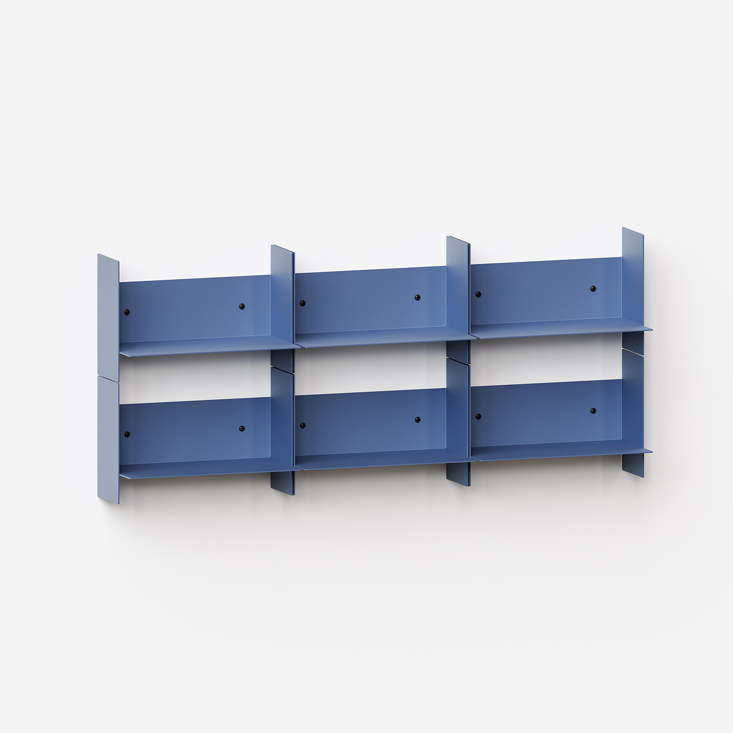 PLI steel wall bookcase - 30 to 60cm