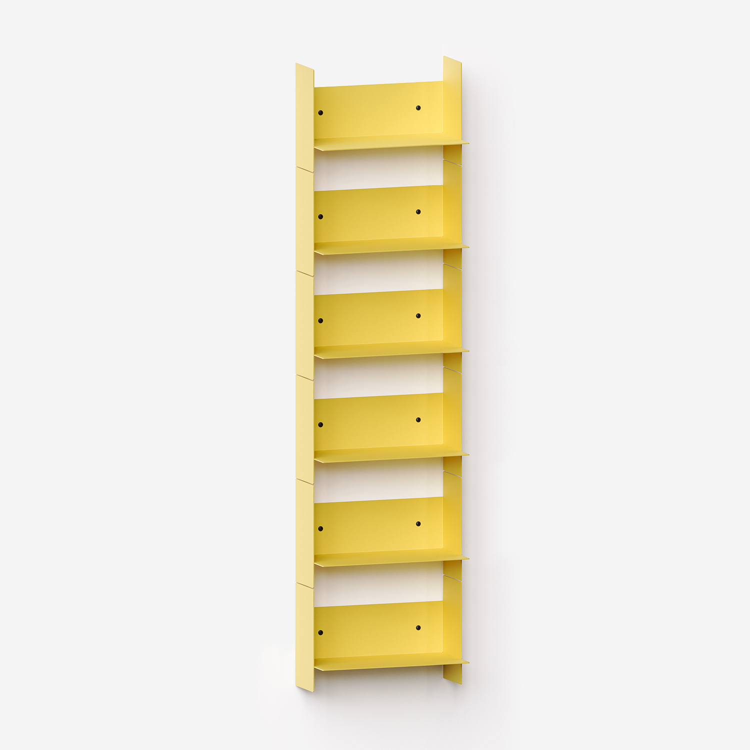 PLI steel wall bookcase - 30 to 60cm