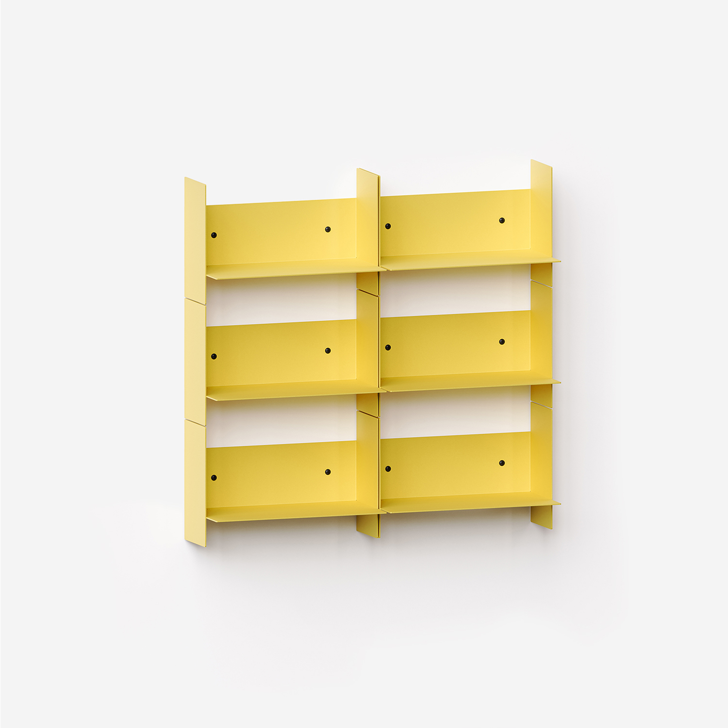 PLI steel wall bookcase - 30 to 60cm