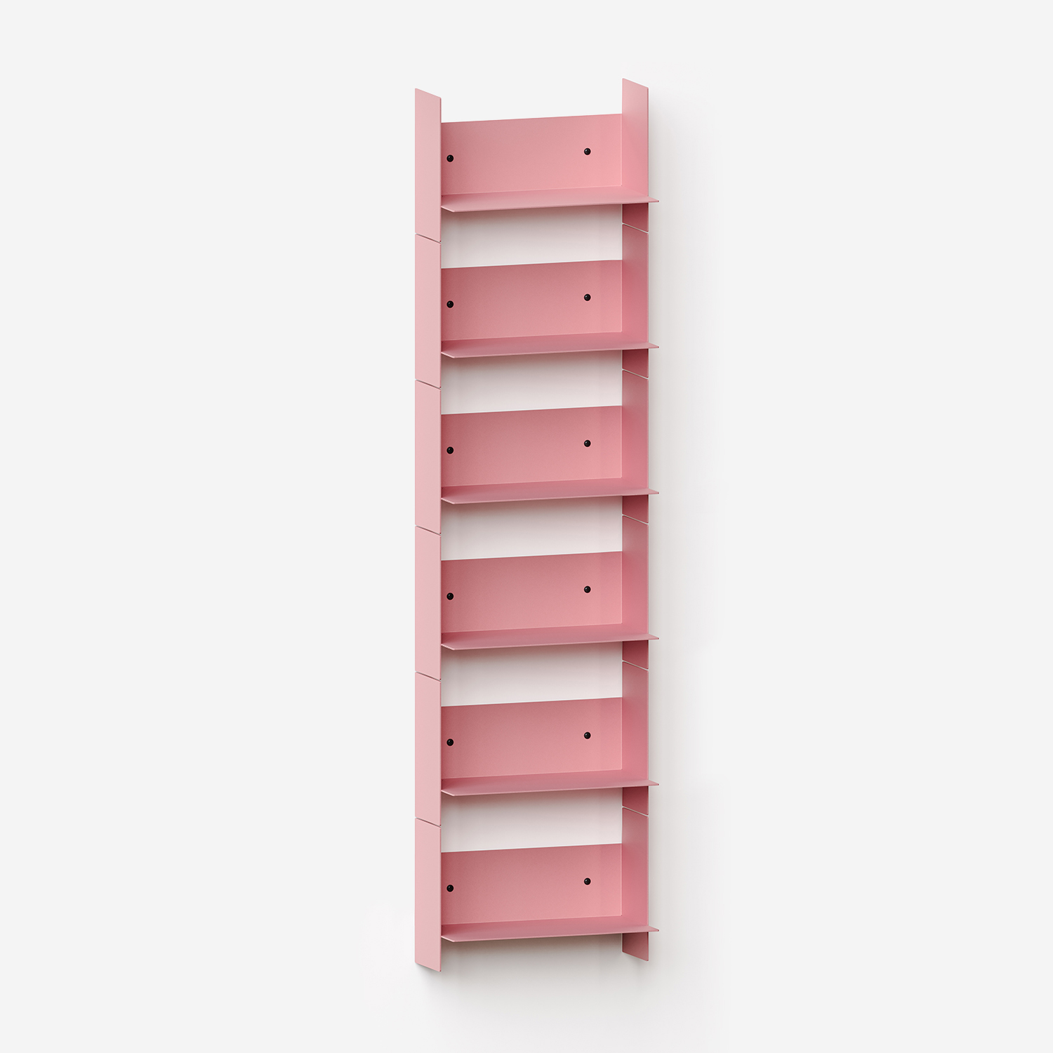 PLI steel wall bookcase - 30 to 60cm