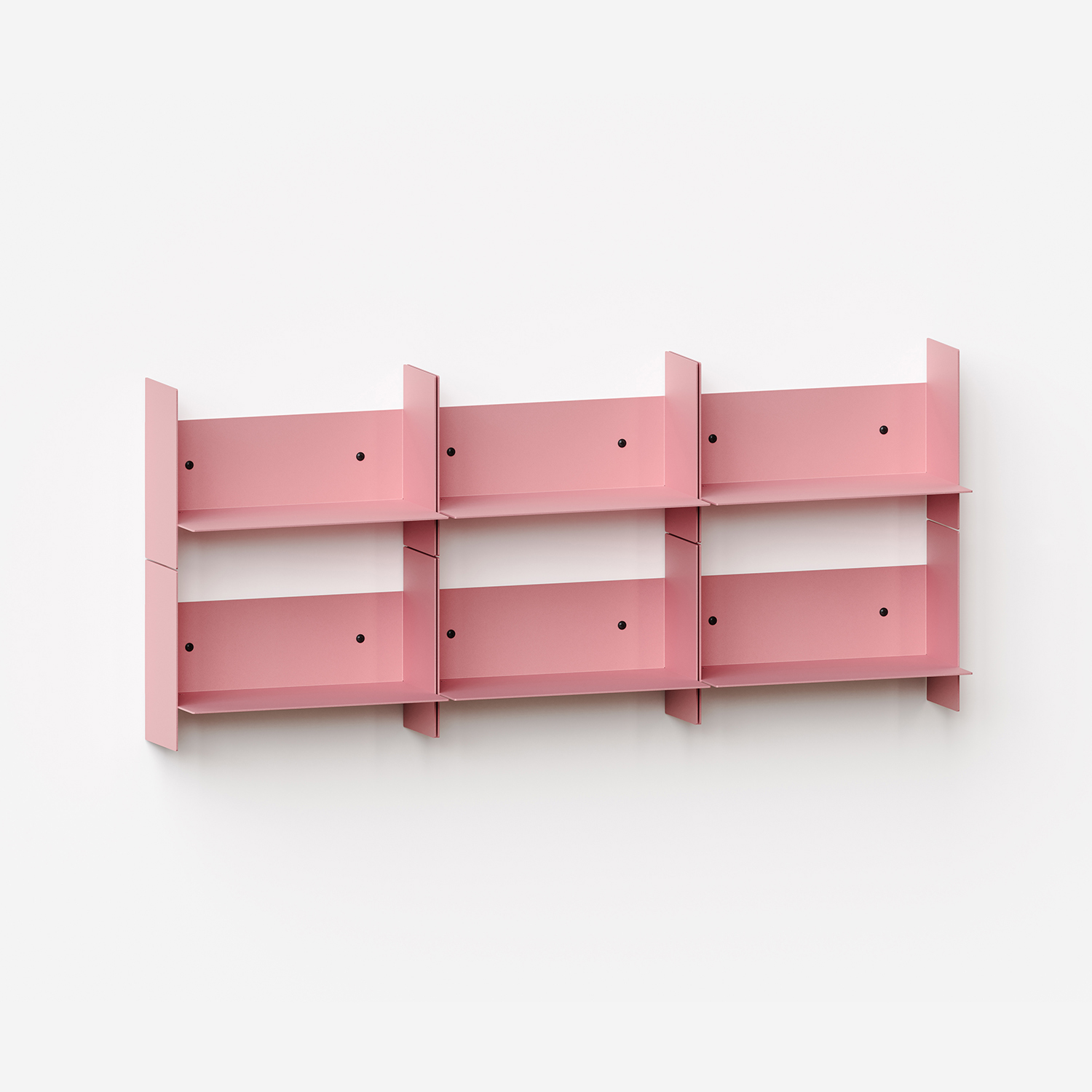 PLI steel wall bookcase - 30 to 60cm