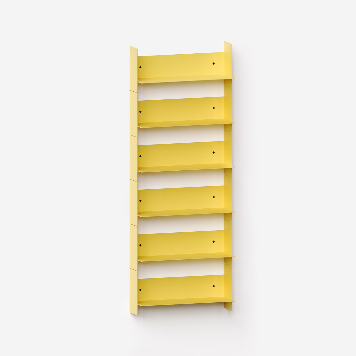 PLI steel wall bookcase - 30 to 60cm