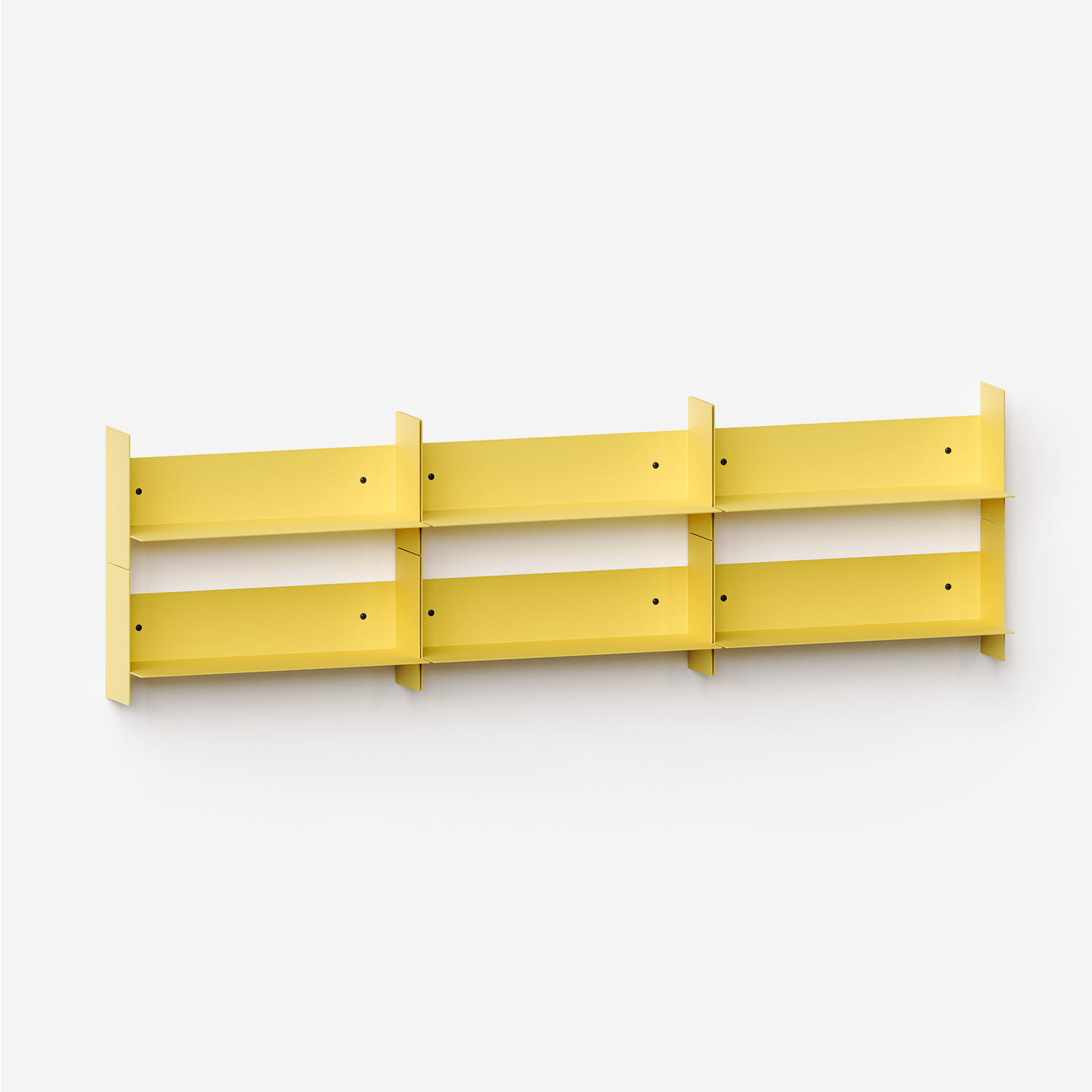 PLI steel wall bookcase - 30 to 60cm