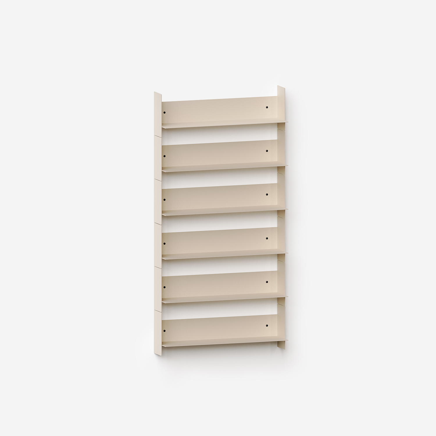 PLI steel wall bookcase - 30 to 60cm