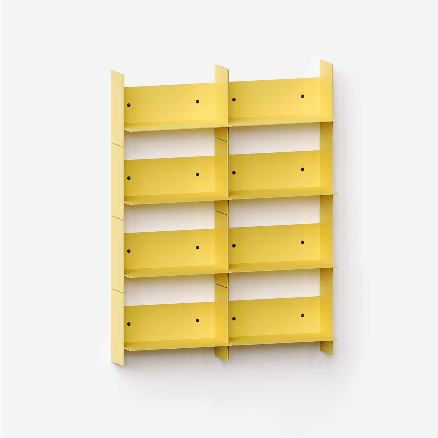 PLI steel wall bookcase - 30 to 60cm