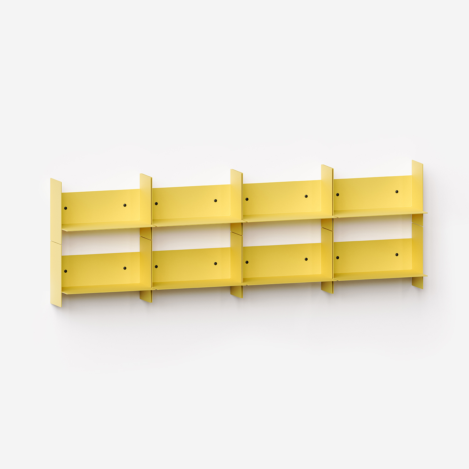 PLI steel wall bookcase - 30 to 60cm