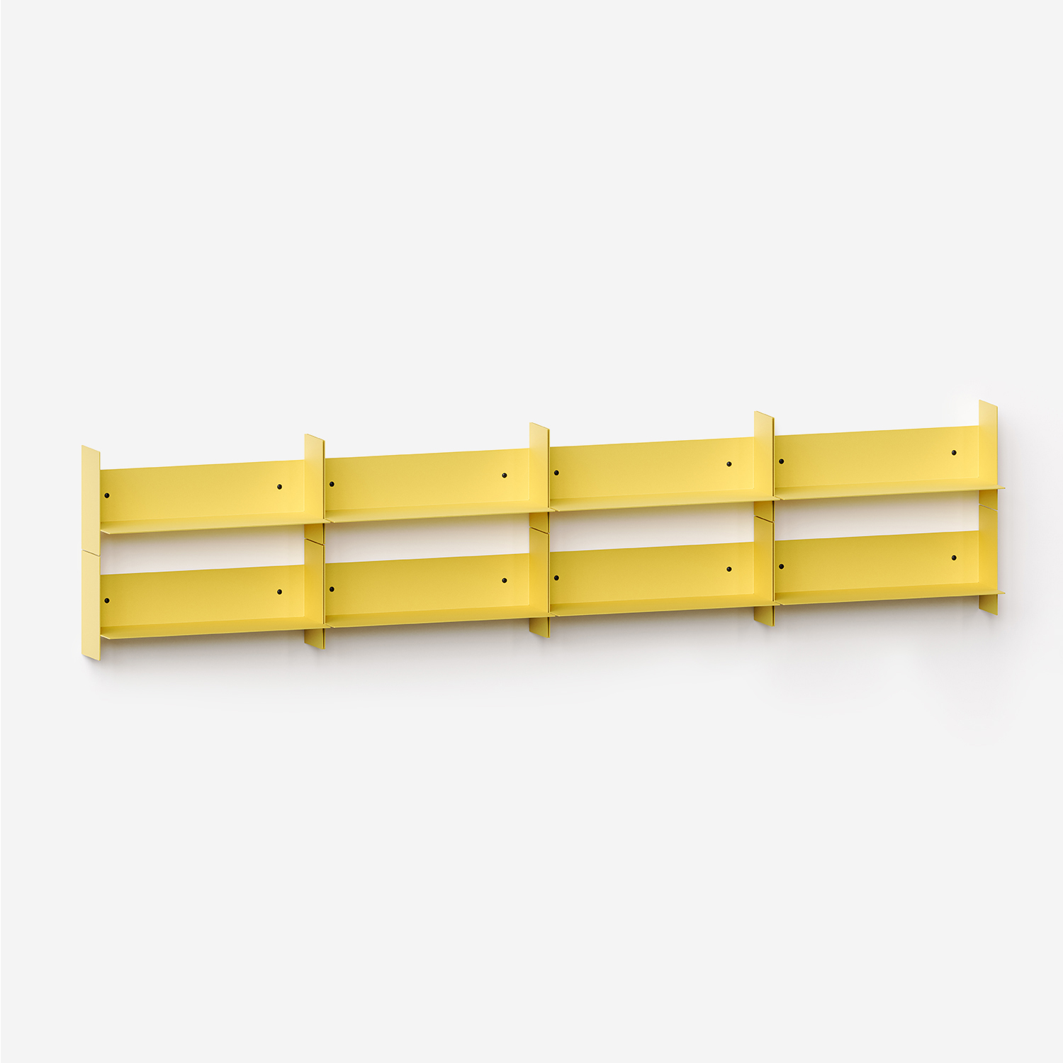 PLI steel wall bookcase - 30 to 60cm