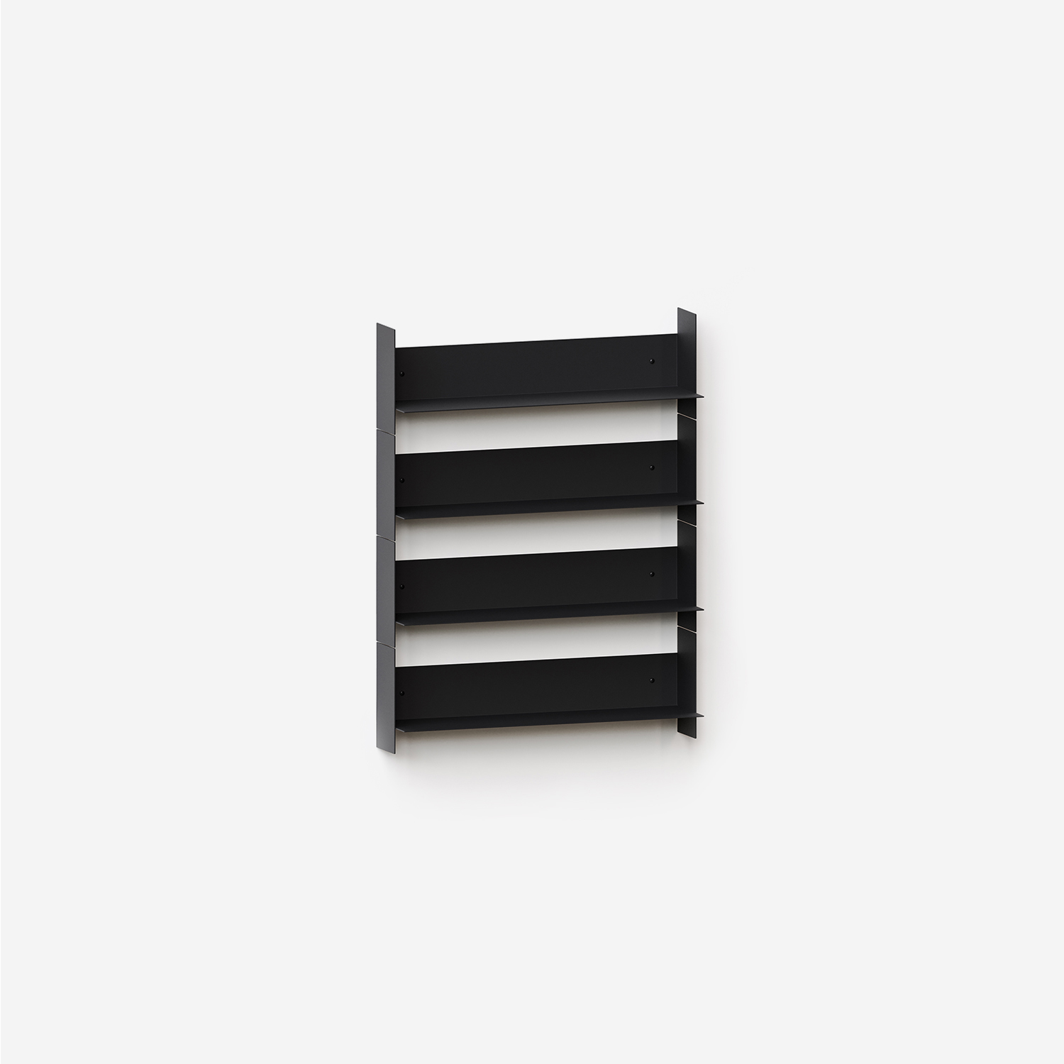 PLI steel wall bookcase - 30 to 60cm