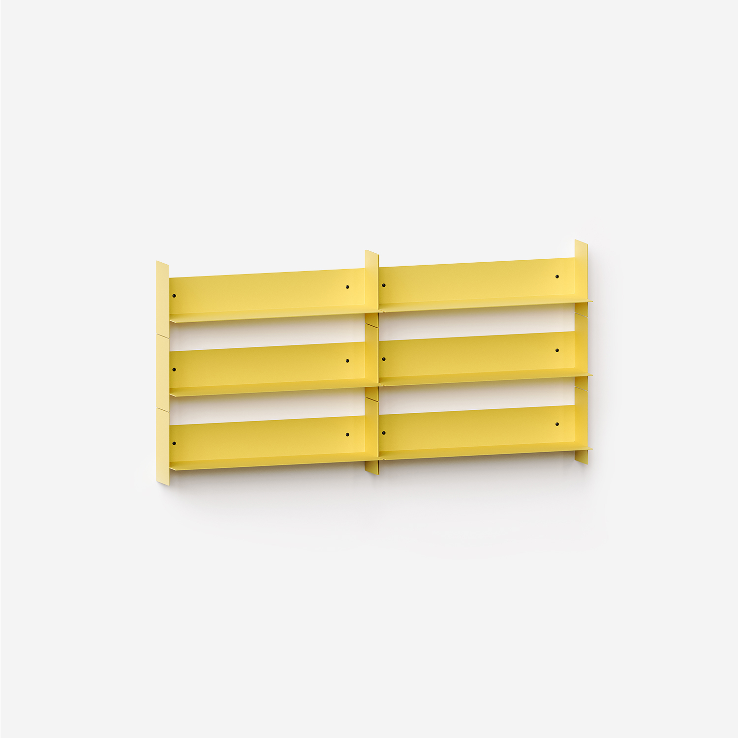 PLI steel wall bookcase - 30 to 60cm