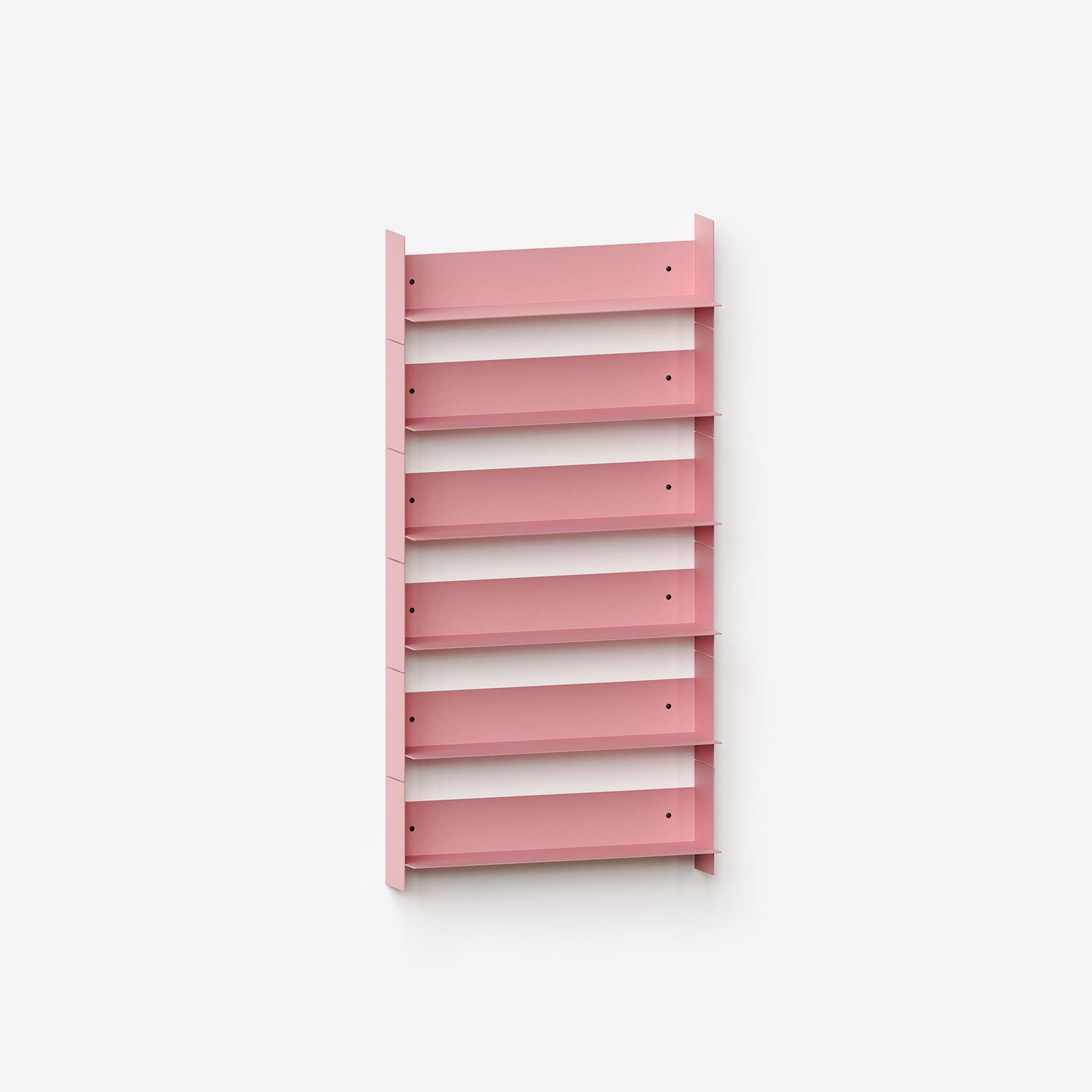 PLI steel wall bookcase - 30 to 60cm