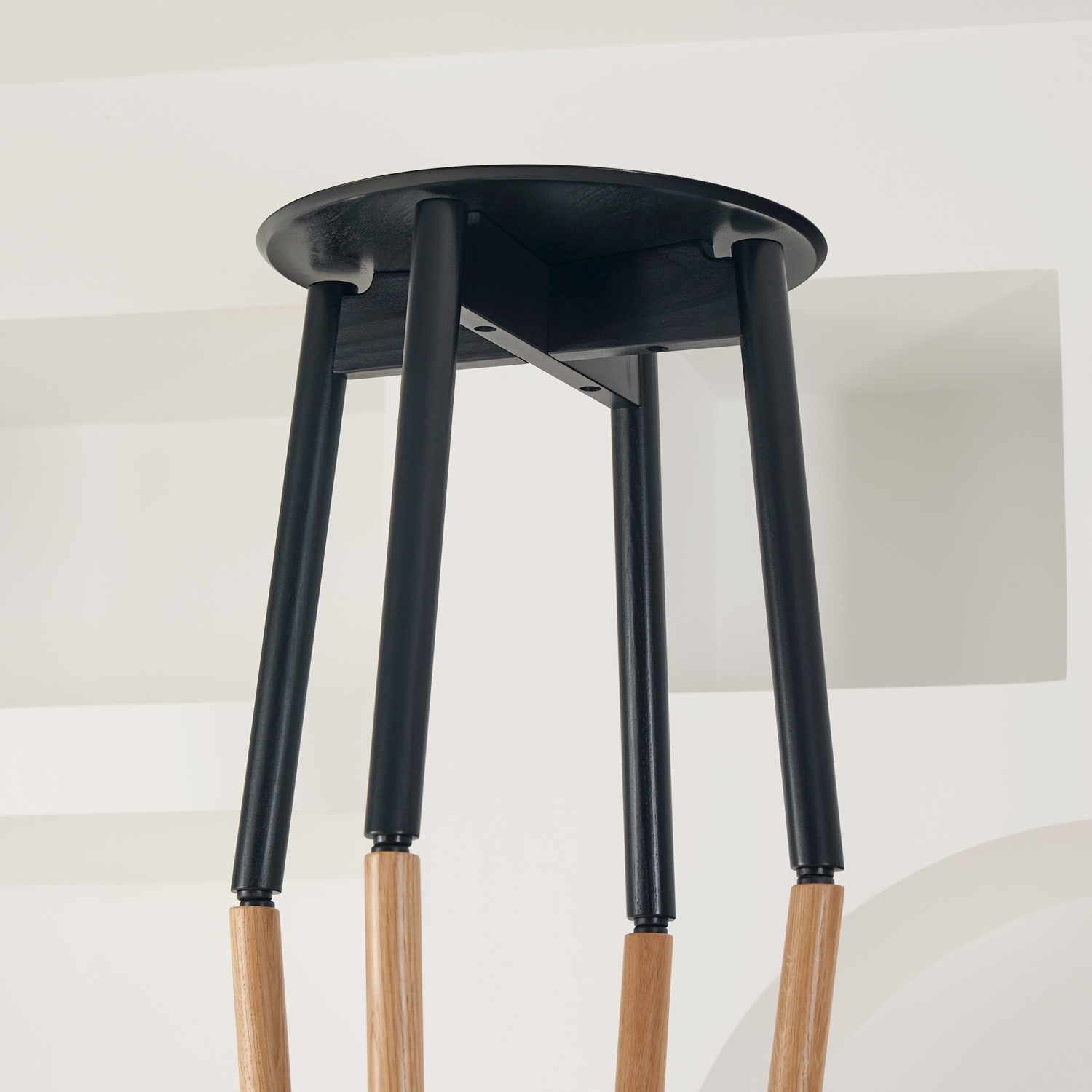 SSD full wood stool - eco-certified wood