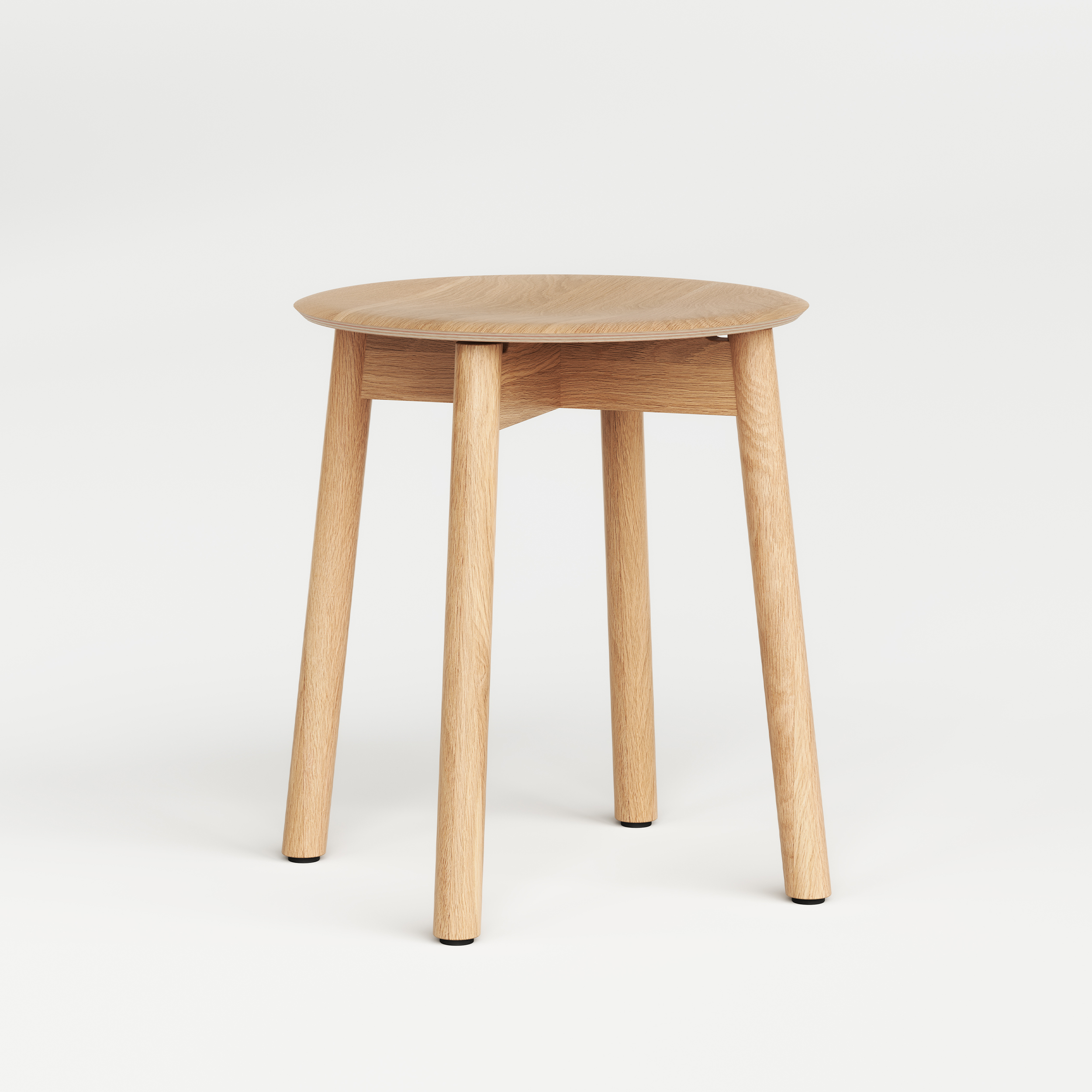 SSD full wood stool - eco-certified wood