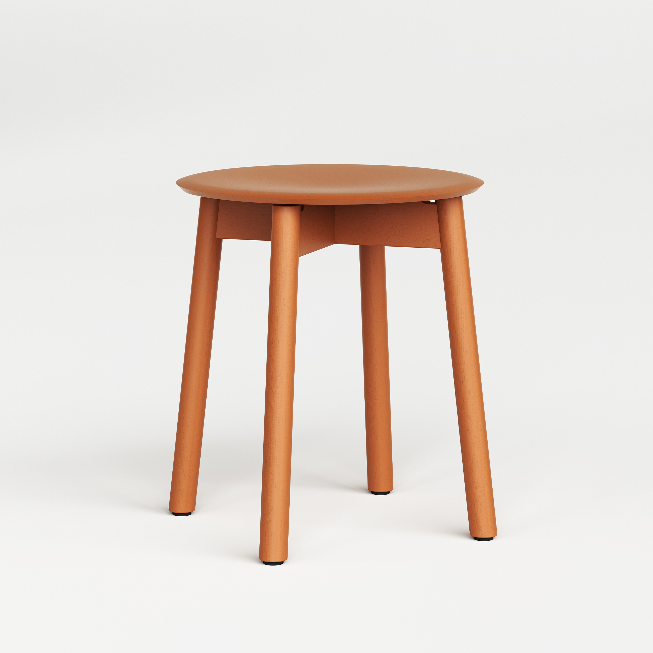 SSD full wood stool - eco-certified wood