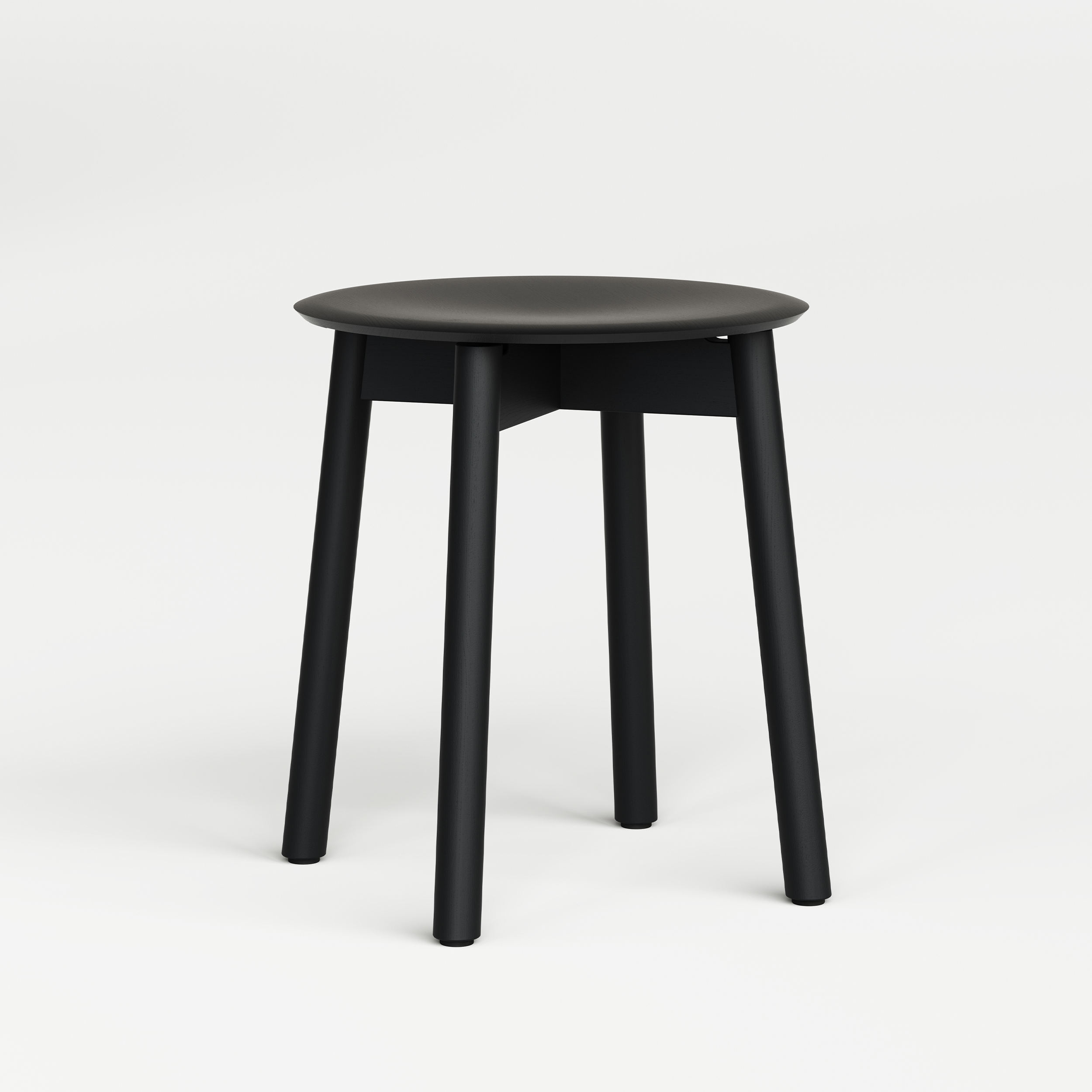 SSD full wood stool - eco-certified wood