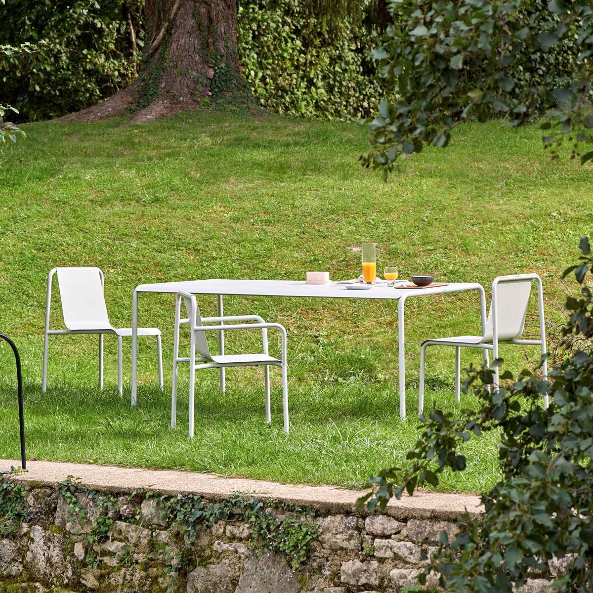 Gartenstuhl PANORAMA - pulverbeschichteter Stahl